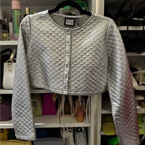 Reclaimed Vintage silver jacket